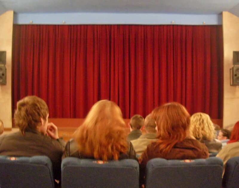 Audience in Theater — Red