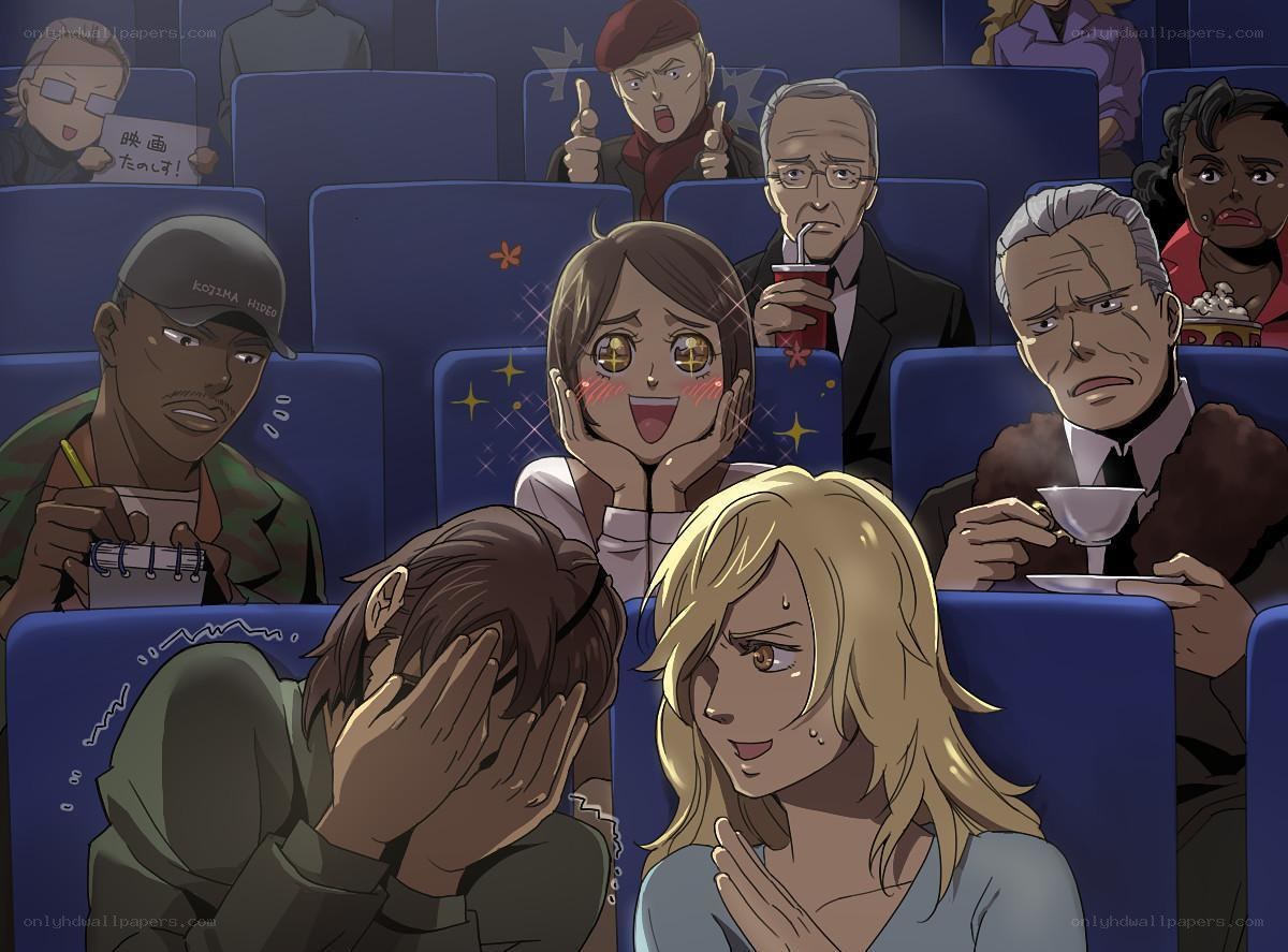 Audience reactions in a theater