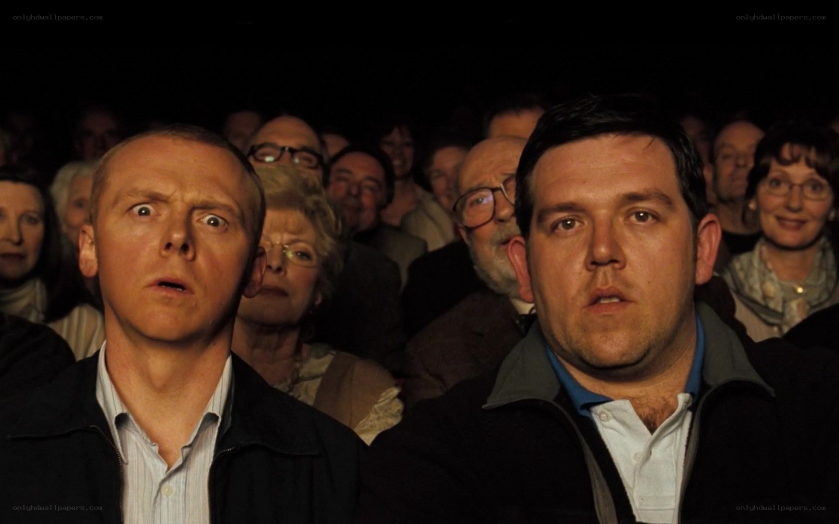 audience watching film