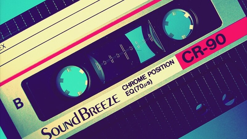 Audio Cassette Tape — Purple