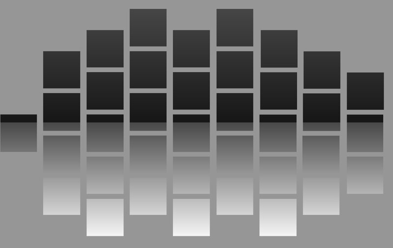 Audio Equalizer Bars — Gray