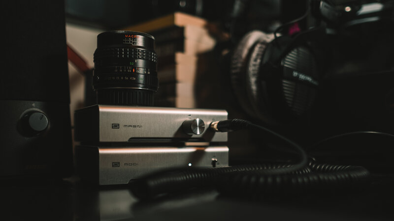 Audio Equipment on Desk
