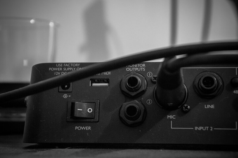 Audio Interface Back Panel