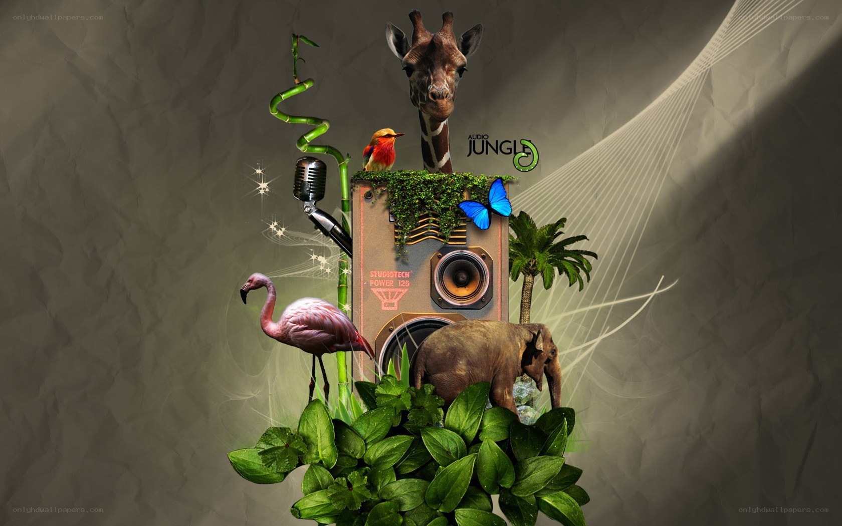 Audio Jungle collage artwork