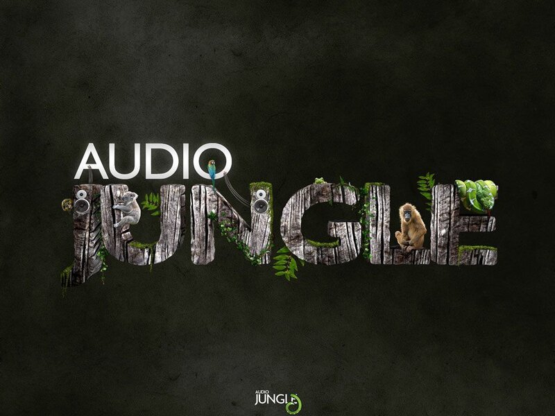 Audio Jungle logo with animals