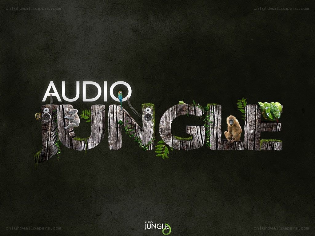 Audio Jungle logo with animals