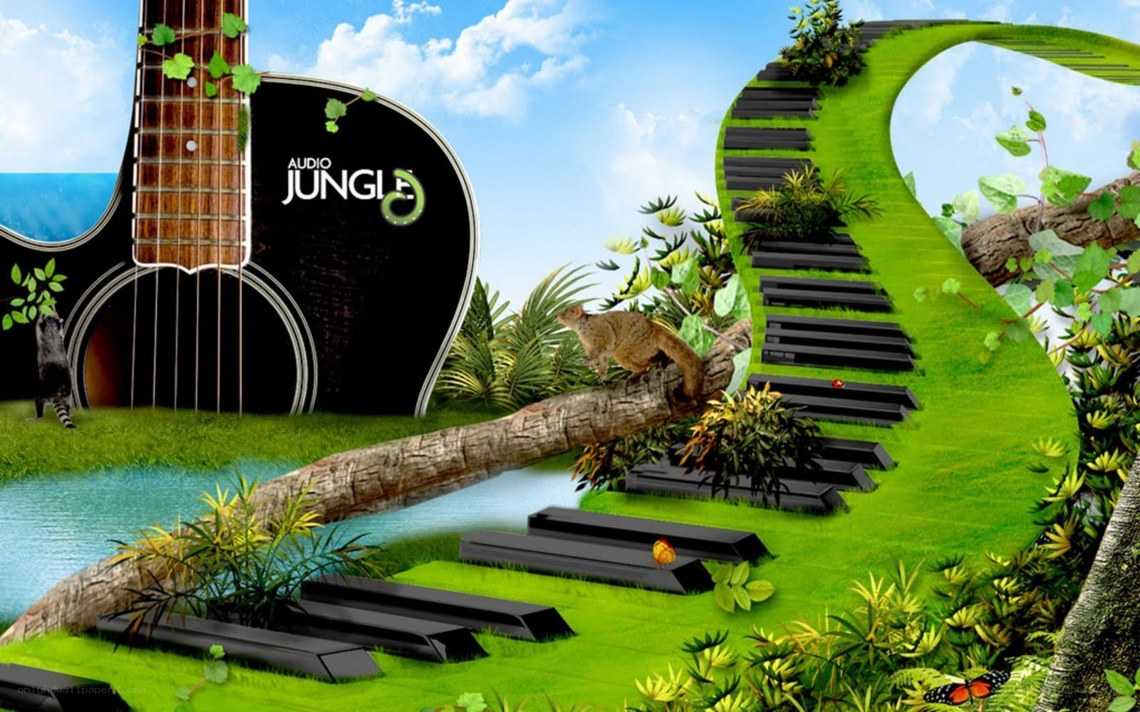 Audio Jungle music landscape
