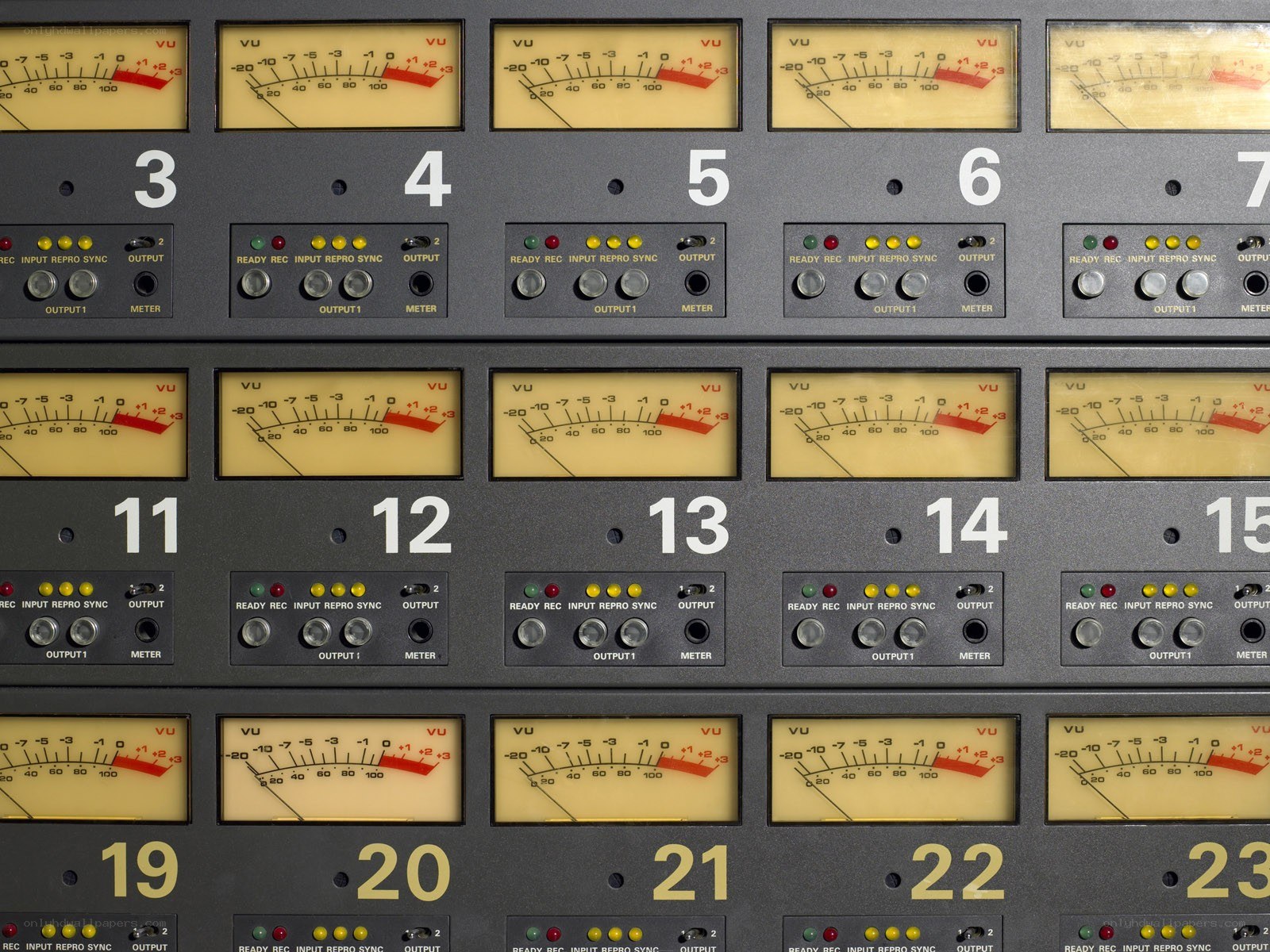 Audio mixer channel strip
