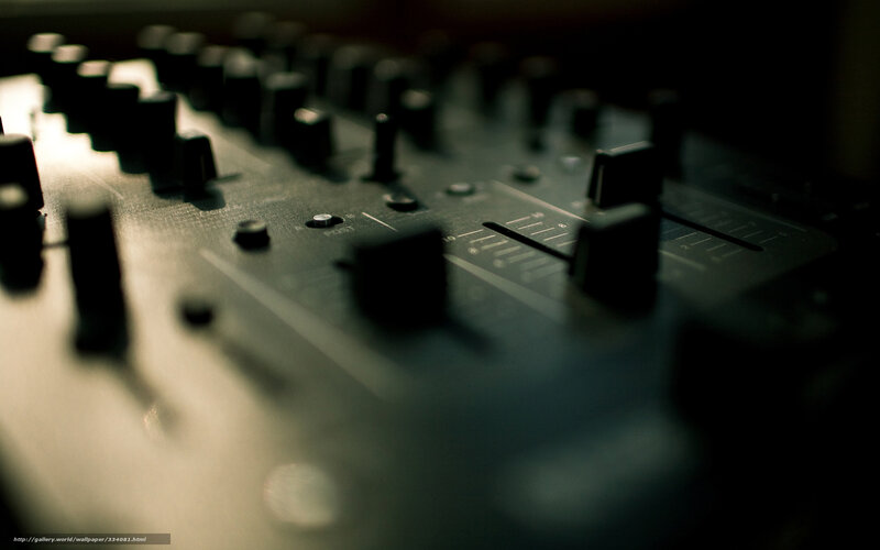 Audio mixer control panel