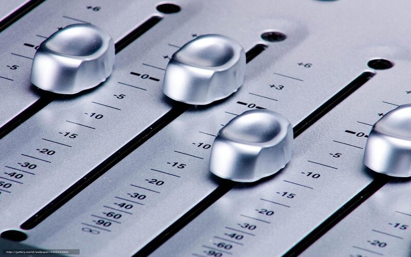 Audio Mixer Faders