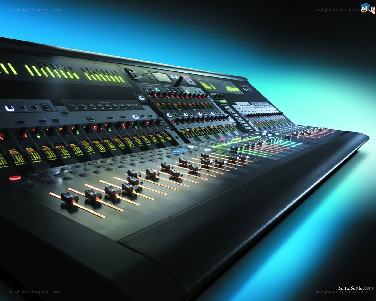 Audio mixing console
