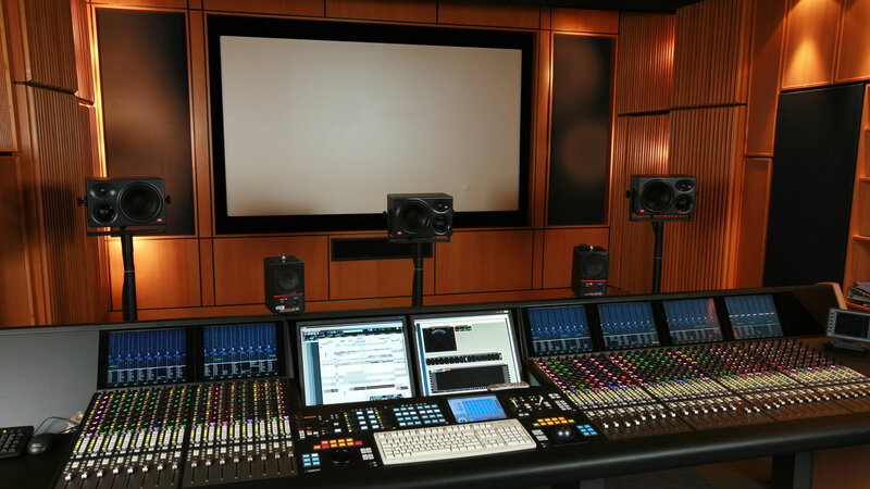 Audio Mixing Console — Black, Professional, Photograph, Speakers
