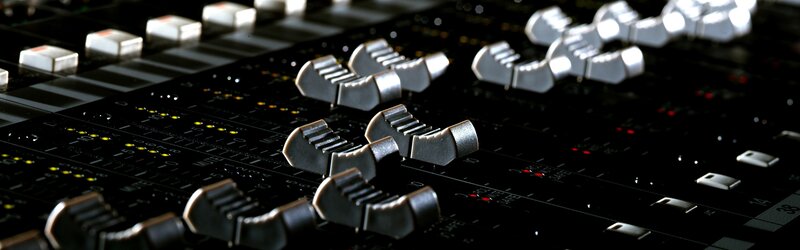 Audio mixing console details