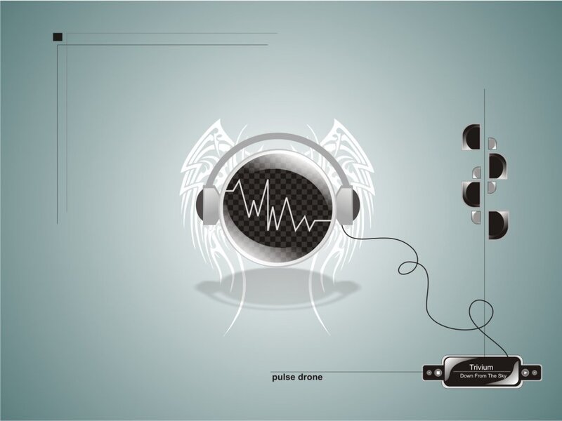 audio player with headphones