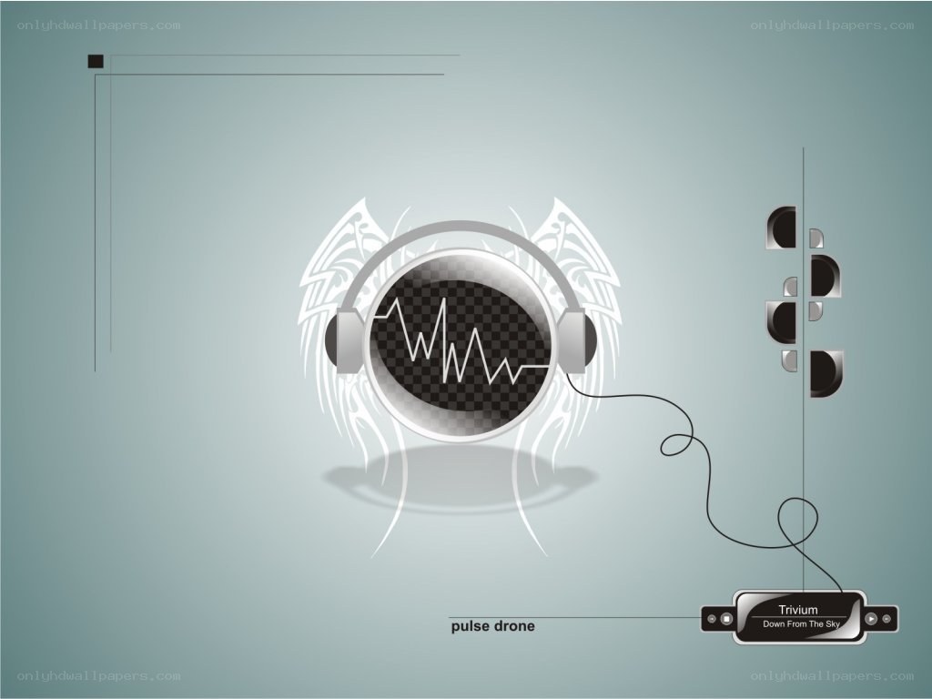 audio player with headphones