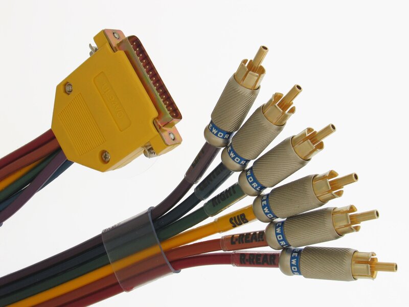 Audio-visual cable connectors
