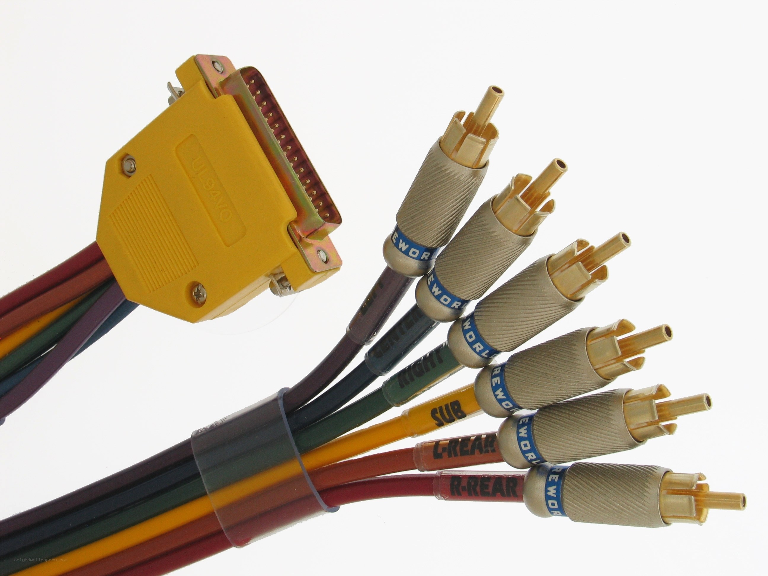 Audio-visual cable connectors