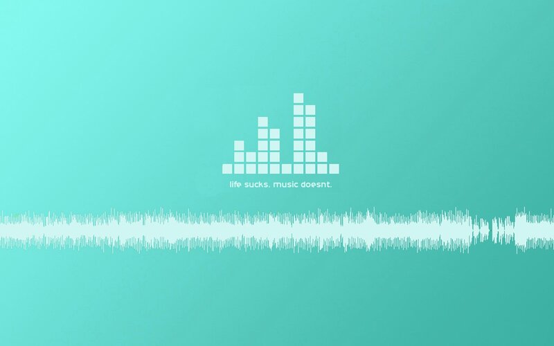 Audio Waveform Graphic — Teal