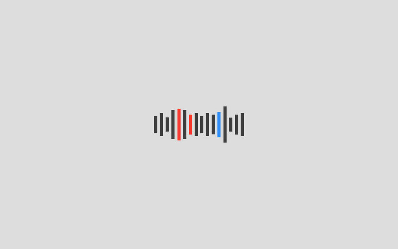Audio Waveform — Gray, Neutral