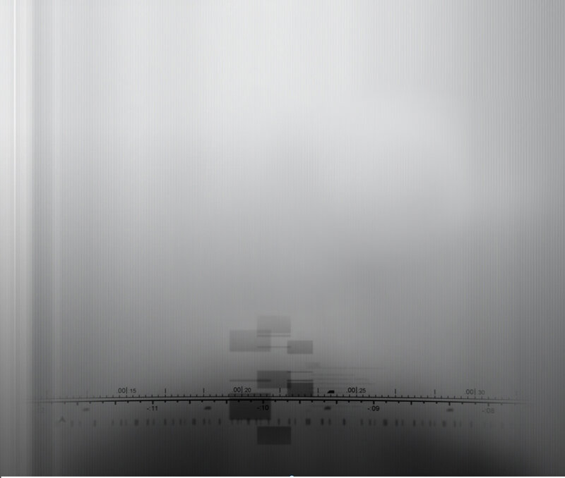 audio waveform with distortion