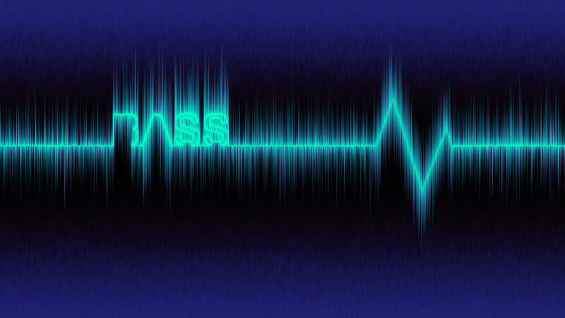 Audio Waveform with Text