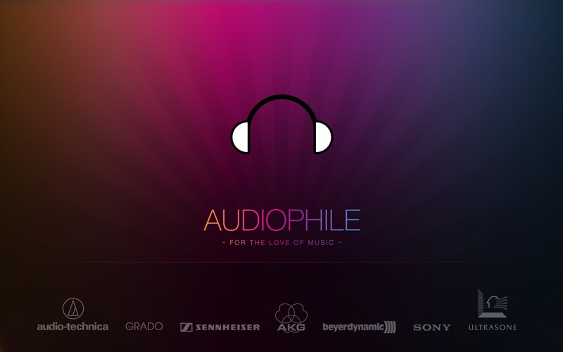 Audiophile music brand logo