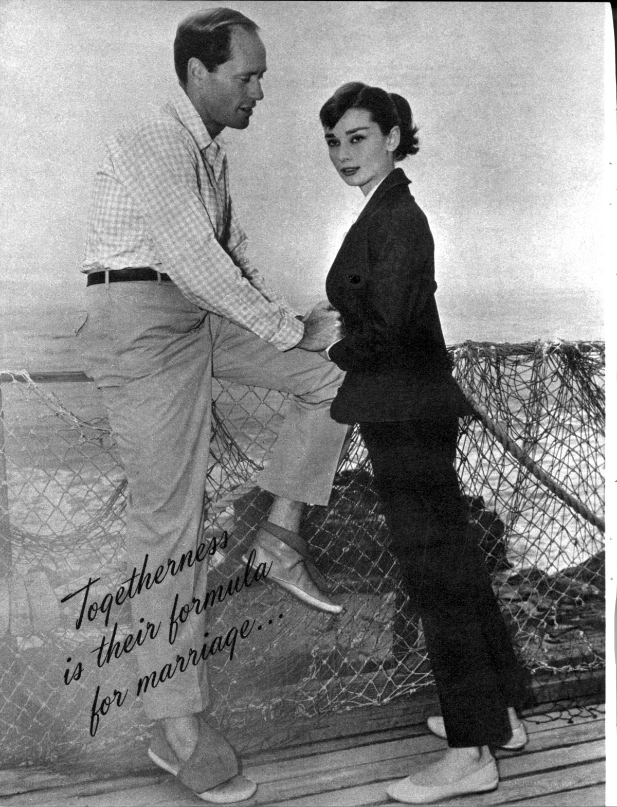 Audrey Hepburn and Mel Ferrer