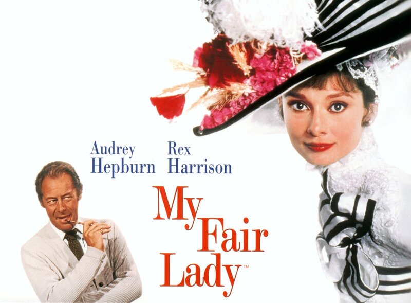 Audrey Hepburn and Rex Harrison