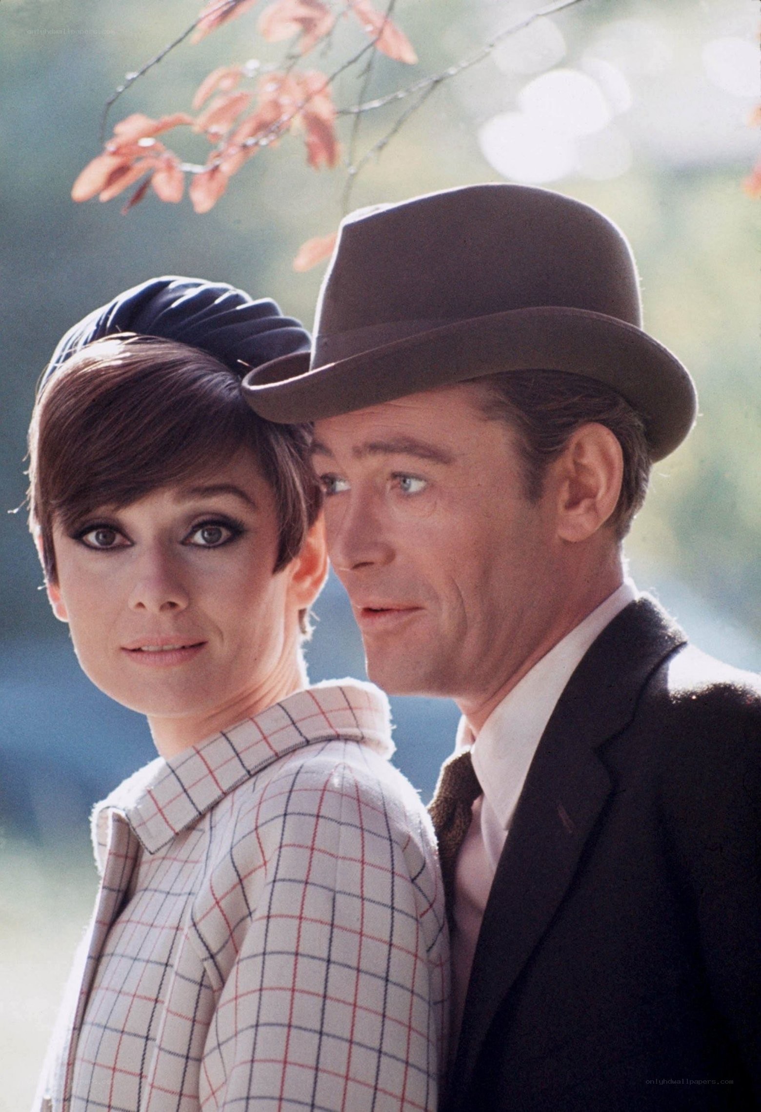 Audrey Hepburn and William Holden
