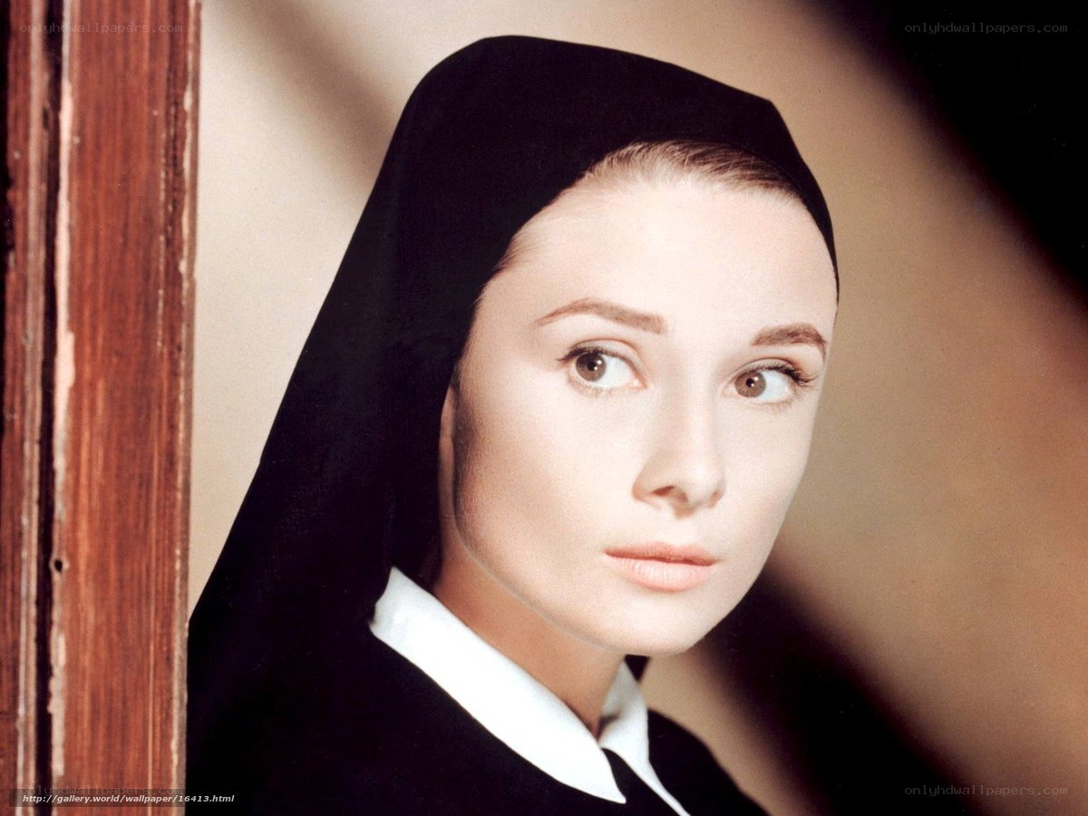 Audrey Hepburn as a nun