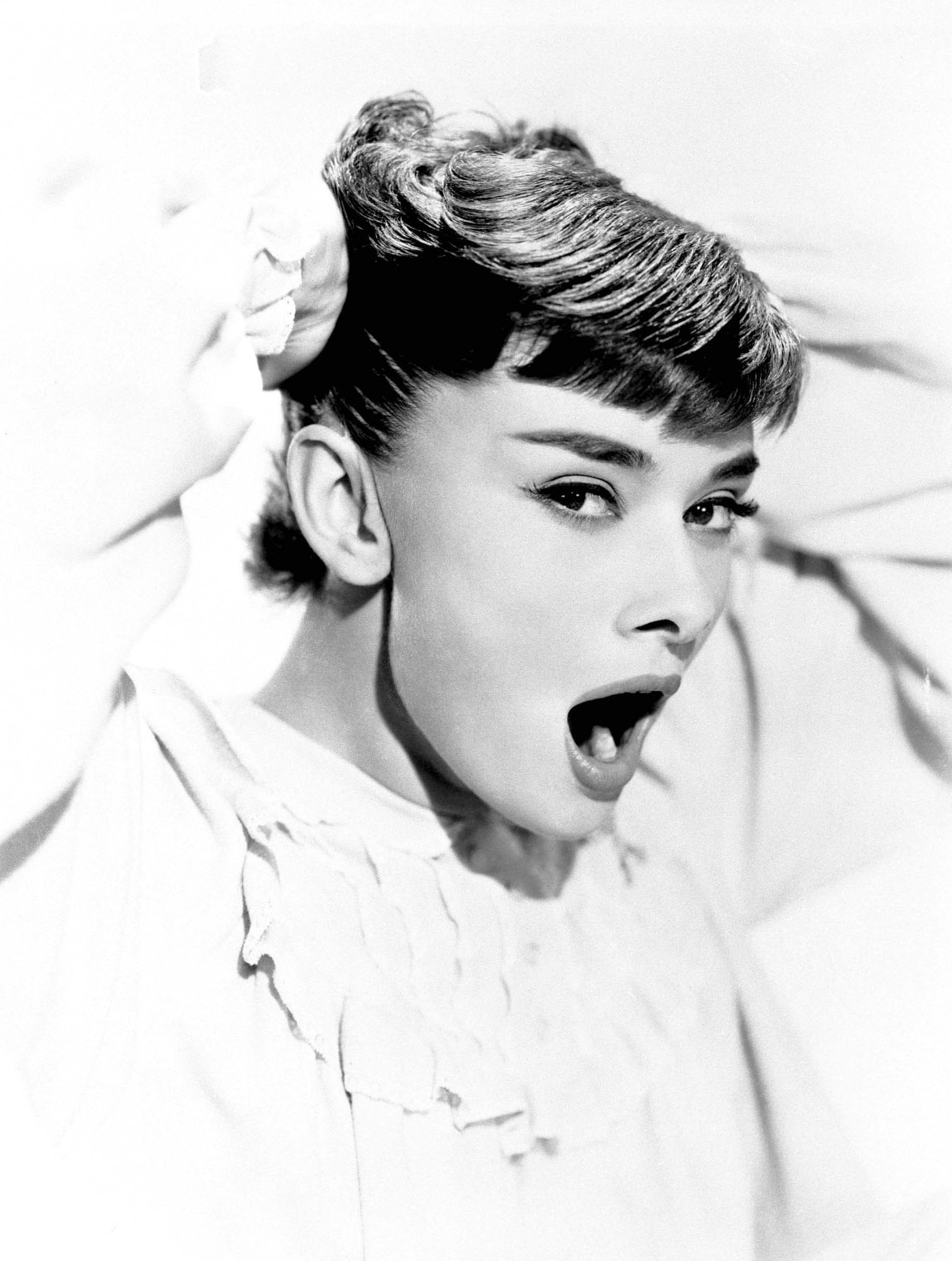 Audrey Hepburn in a classic portrait