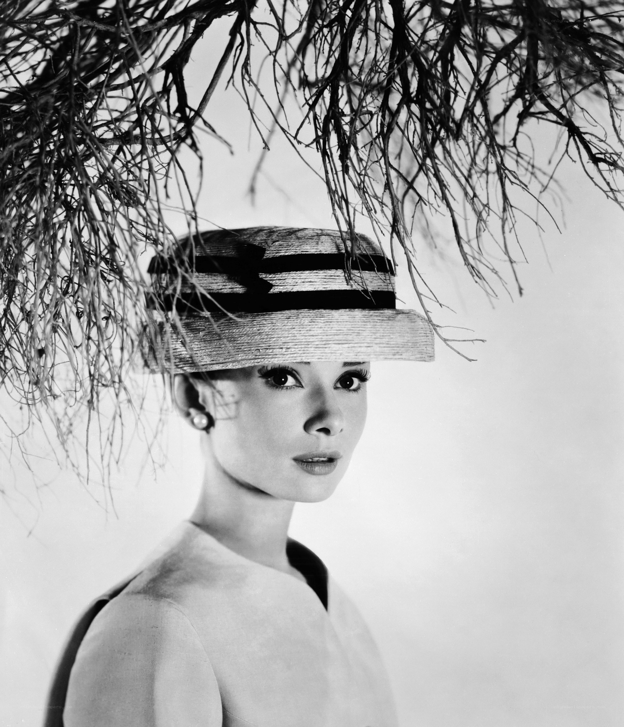 Audrey Hepburn in a hat