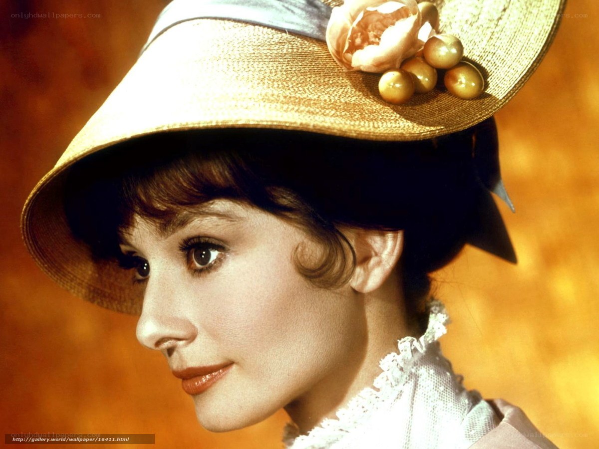 Audrey Hepburn in a hat