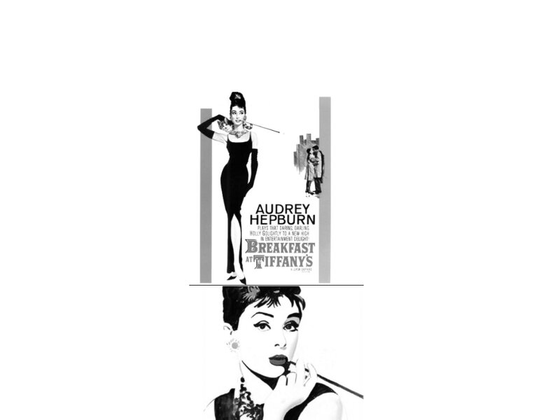 Audrey Hepburn in Dress — Black