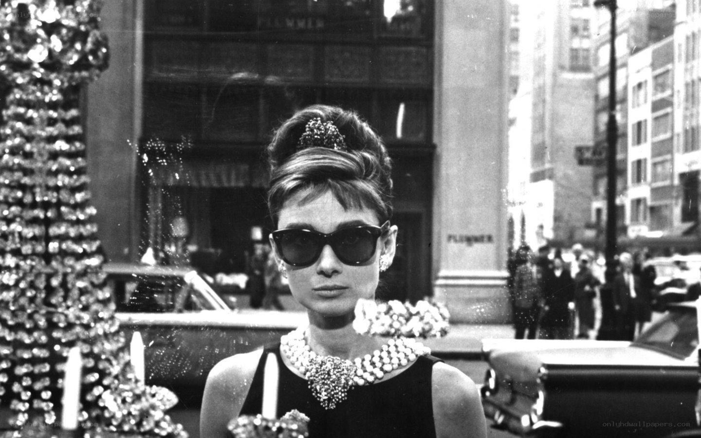 Audrey Hepburn in sunglasses