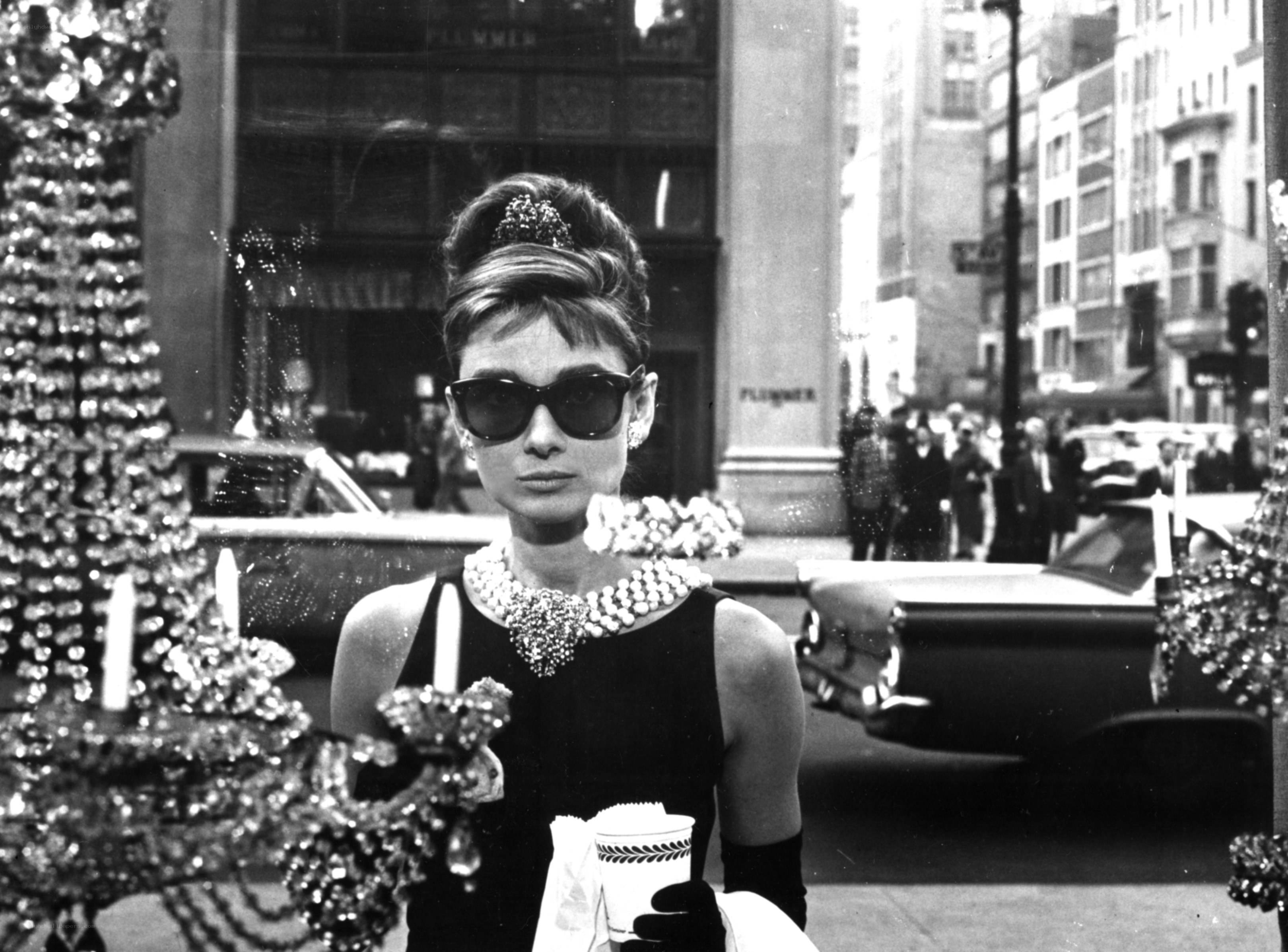 Audrey Hepburn in sunglasses
