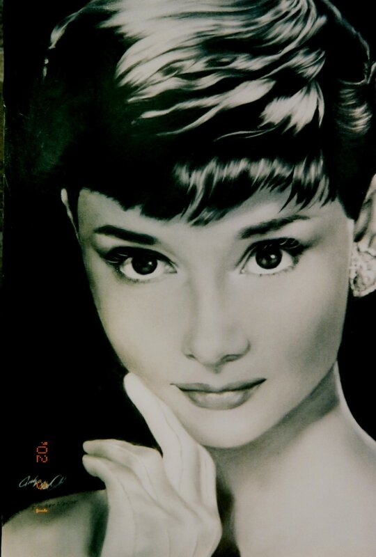 Audrey Hepburn portrait