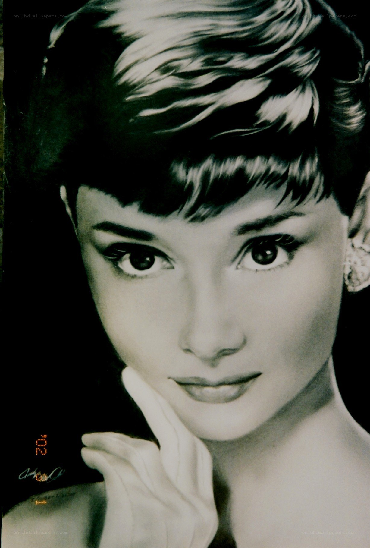 Audrey Hepburn portrait