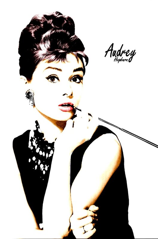 Audrey Hepburn portrait