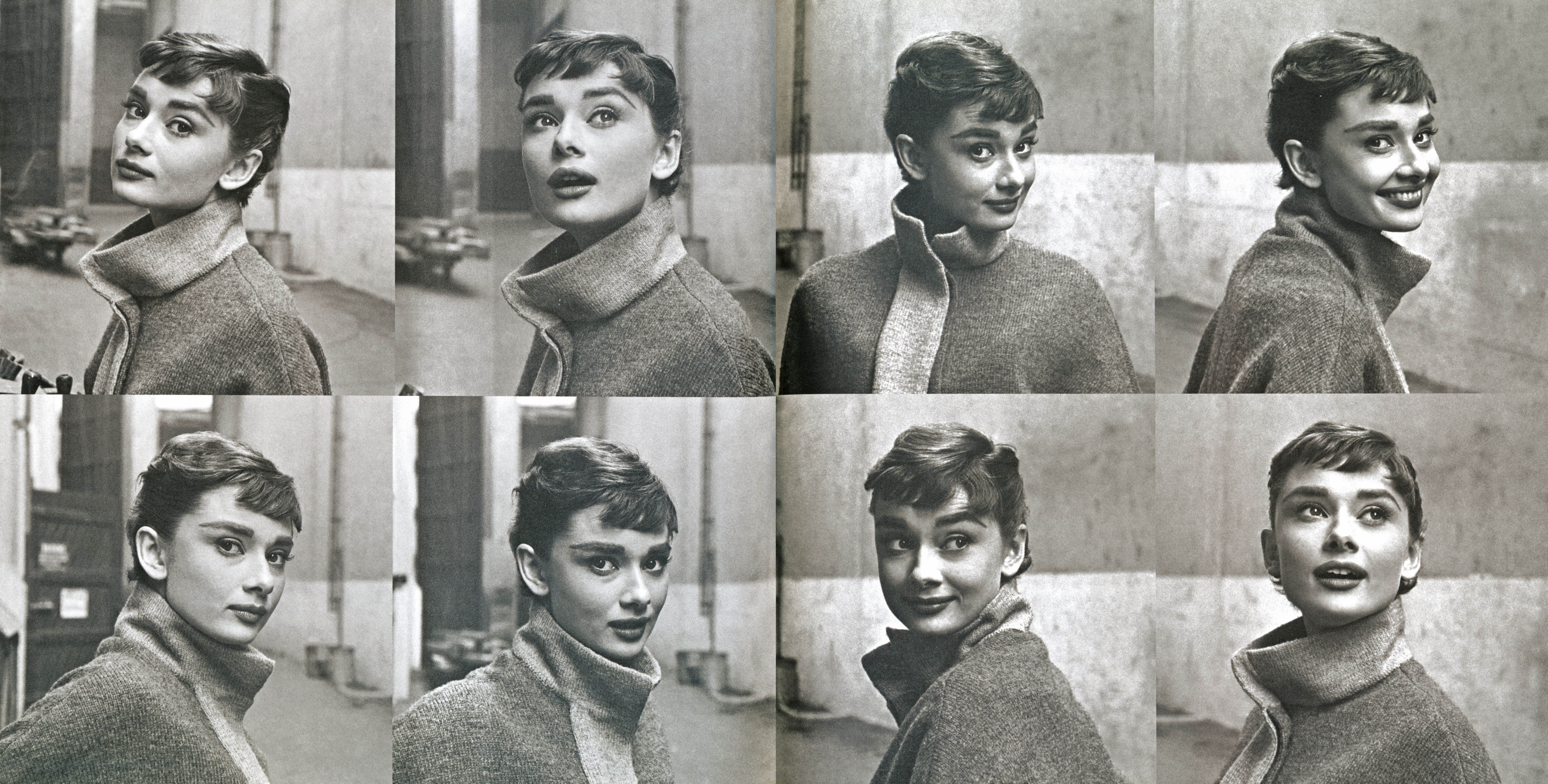 Audrey Hepburn portrait series