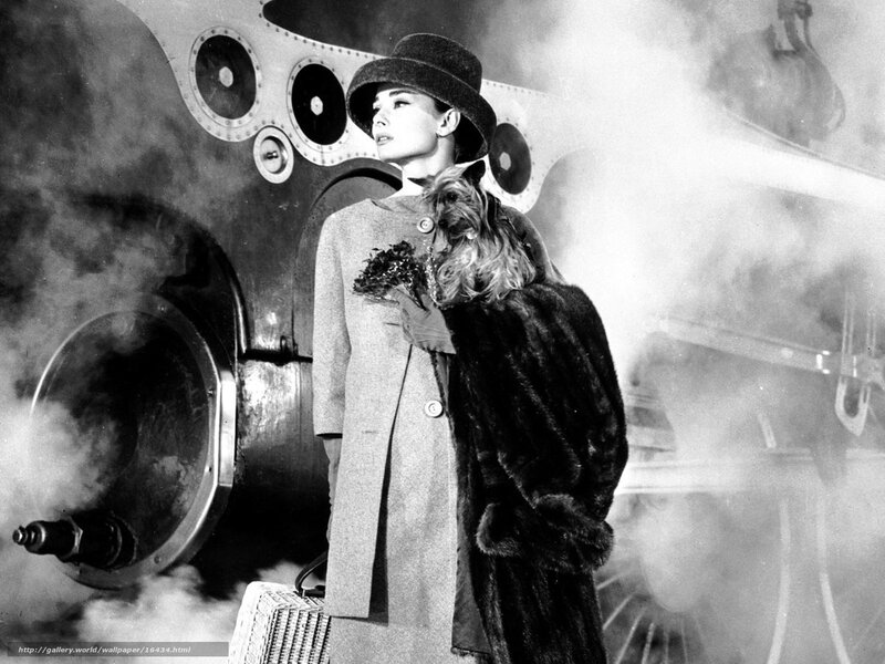 Audrey Hepburn with dog