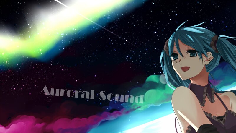 Aurora and anime girl