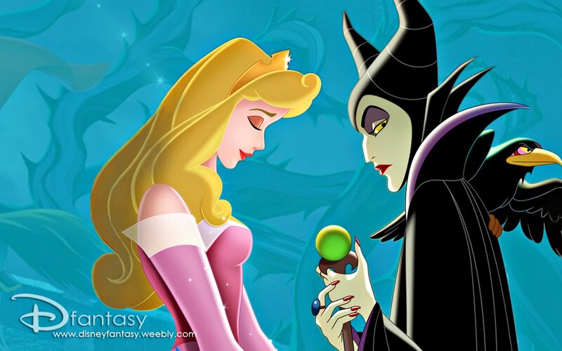Aurora and Maleficent
