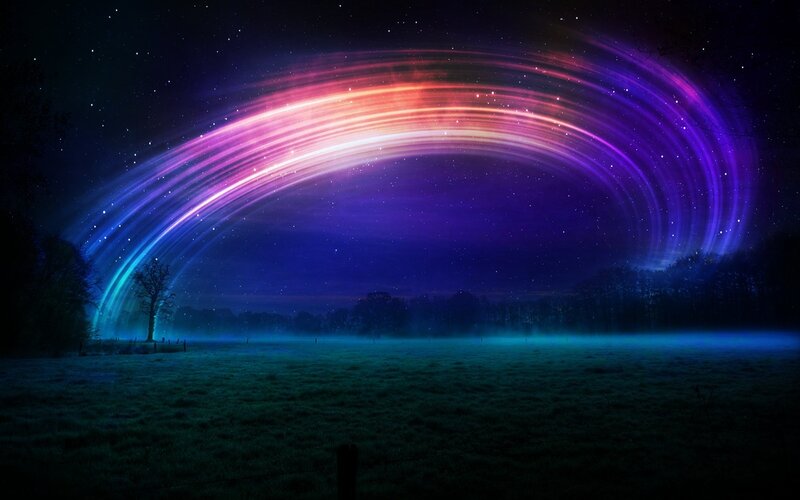 Aurora Arch over Field
