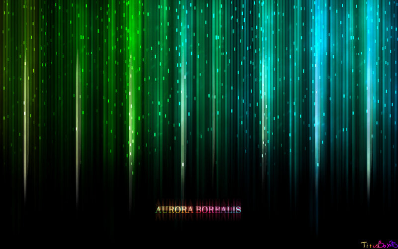 Aurora Borealis abstract background