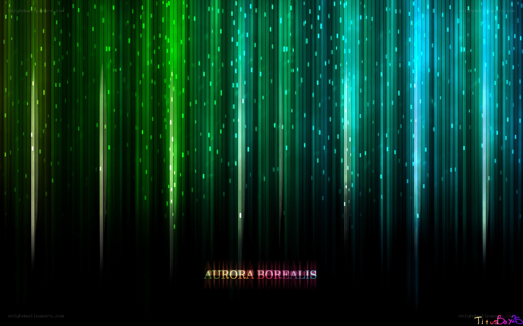 Aurora Borealis abstract background