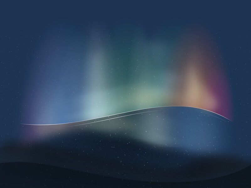 aurora borealis at night