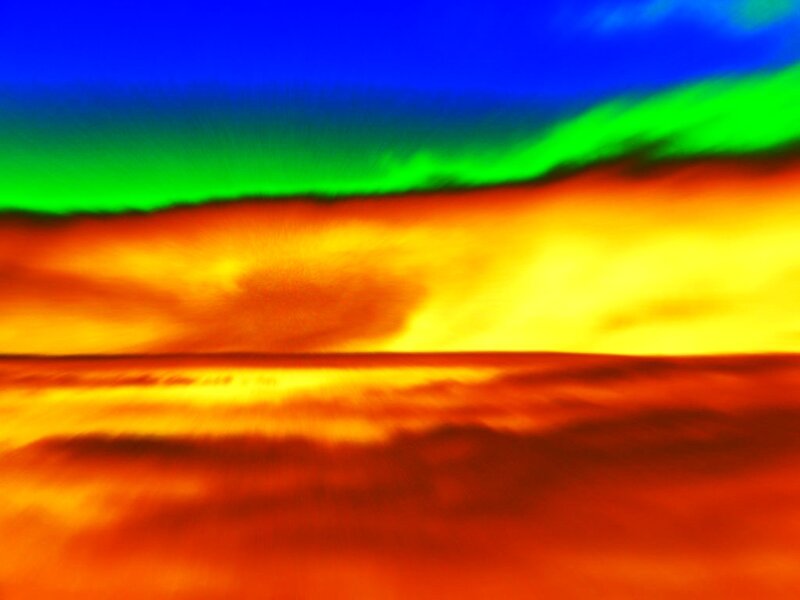 Aurora Borealis Display — Blue