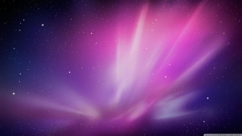 Aurora Borealis Display — Purple, Serene, Night
