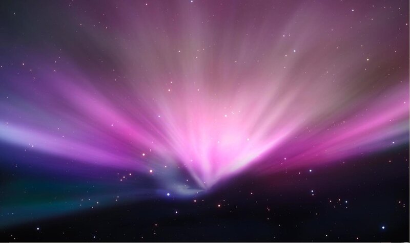 Aurora Borealis Display — Purple